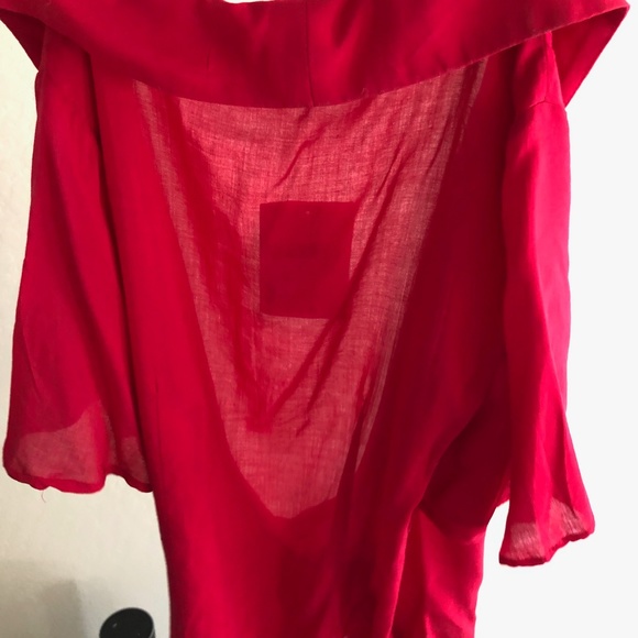 Flowy Forever 21 Blouse with Side-Tie at Hem - Picture 2 of 6